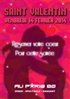 Saint Valentin Au Paris 80 : Dîner spectacle + soirée dansante - Au Paris 80