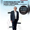 Thierry Delperdange dans Chroniques de vie sans histoire (ou presque) - Théâtre la Carreterie