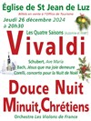 Les quatre saisons de vivaldi, Douce nuit et Minuit Chrétiens - Eglise Saint Jean Baptiste