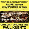 Choeur et Orchestre Paul Kuentz : Faure Requiem / Charpentier Te Deum - Eglise Saint-Gildas