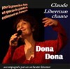 Claude Liberman chante Dona Dona - Théâtre de Nesle - grande salle 