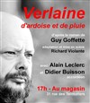 Verlaine d'ardoise et de pluie - Albatros Théâtre - Salle Magasin