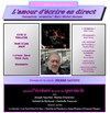 L'amour d'écrire en direct - Théâtre Lepic