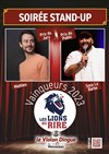 Les vainqueurs des Lions du rire 2023 : Soso la barbe et Mathieu Polo - Le Violon dingue