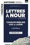 Lettres à Nour - Théâtre Antoine
