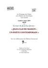 Jean Claude Masson un poète de notre temps - Théâtre du Nord Ouest