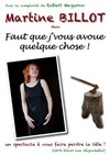 Martine Billot dans Il faut que je vous avoue quelque chose ! - Théâtre la Maison de Guignol - Café-théâtre
