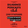 Diligence Podcast Club : Thème Food - Théâtre Lepic
