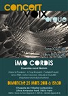 Concert Imo Cordis voix et orgue 20e 21e siècles - Chapelle de l'Hôpital Lariboisière