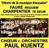 Choeur et Orchestre Paul Kuentz : Faure Requiem / Charpentier Te Deum - Basilique Notre-Dame du Paradis