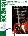 Trio de Flûte Traversière, Violoncelle et Guitare - Eglise Sainte Claire