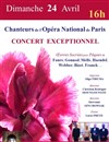 Concert exceptionnel des Chanteurs de l'Opéra National de Paris - Eglise Sainte Marie des Batignolles