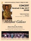 Concert Melihat Gülses et Choeur Franco Turc de Paris - Espace Saint Martin