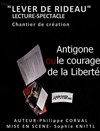 Antigone ou le courage de la liberté - Les Déchargeurs - Salle Vicky Messica