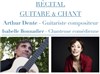 Isabelle Bonnadier & Arthur Dente : Récital Guitare & Chant - Les Rendez-vous d'ailleurs