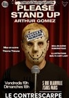 Arthur Gomez dans Please stand up - Le Contrescarpe