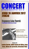 Concert classique par la violoniste Marie-Christine Millière et les pianistes Marie-Cécile Milan et Chantal Riou - Forum Léo Ferré