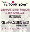 Lecture Des Monologues du Vagin - Le Point Comédie