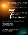 Les 7 dernières paroles du Christ de César Franck - Eglise réformée de l'annonciation