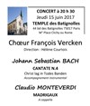 Concert du Choeur Vercken - Temple des Batignolles