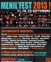 Menil'Fest 2013 ! - Terre-Plein du Boulevard de Ménilmontant