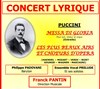 Messa di gloria et airs d'operas de Puccini - Temple protestant