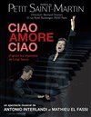 Ciao Amore Ciao - Hommage à Luigi Tenco - Théâtre du Petit Saint Martin