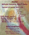 Récital de mélodies françaises et airs d'opéra - Eglise Evangélique