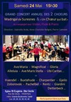 Concert chorale, chants du monde et chants sacrés - Eglise Saint-Eugène Sainte-Cécile
