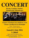 Concert des Enfants de la Maîtrise et du Choeur Caecilia de Saint Christophe - Eglise Saint-Christophe de Javel