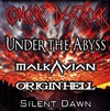 Under the Abyss, Malkavian, Origin'Hell et Silent Dawn - Salle Odyssée - MPT St-Pierre