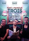 Victor Rossi, Antoine Demor et Jefferey Jordan font l'humour à trois - Espace Gerson