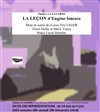 La leçon - Théâtre La Lucarne 