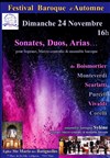 Sonates, Duos... pour soprano, mezzo-contralto & orchestre - Eglise Sainte Marie des Batignolles