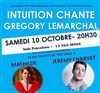 Intuition chante Gregory Lemarchal - Salle polyvalente de Senas