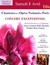 Les chanteurs de l'Opéra National de Paris - Eglise Sainte Marie des Batignolles