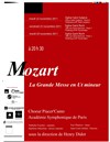 Grande messe en Ut de Mozart - Eglise Saint Roch