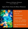 Mozart / Haendel / Monteverdi - Eglise Notre Dame des Blancs Manteaux