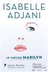 Isabelle Adjani dans Le vertige Marilyn - Salle Pleyel
