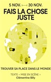 Fais la chose juste - La Reine Blanche - La Grande Salle