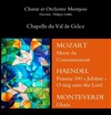 Mozart / Haendel / Monteverdi - Eglise Royale du Val de Grace