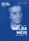 Nuit de l'histoire - Golda : une vie - Espace Rachi