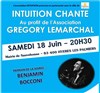 Intuition chante au profit de l'association Gregory Lemarchal - Jardin de la Mairie de Sauvebonne