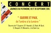 Concert baroque "Guerre et Paix, de l'ombre à la lumière" - Eglise Notre Dame de Lourdes