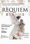 Concert Choeur et Orgue : Requiem de Brahms - Eglise Saint Germain des Prés