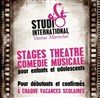 Stage de Comédie Musicale - High School Musical - Studio International des Arts de la Scène