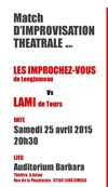 Match d'Impro Improchez-Vous (Longjumeau) / LAMI (Tours) - Auditorium du Théâtre de Longjumeau
