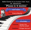 Concert de piano à 4 mains - Salle Cortot