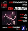 Concert Camille Thouvenot : John Lander Trio - L'Iris