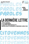 La Dernière Lettre - Théâtre Juliette Récamier